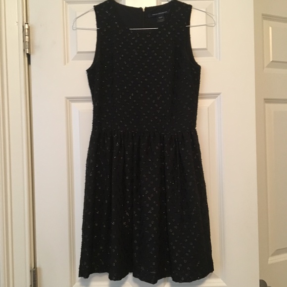 FRENCH CONNECTION Black Polka Dot Cocktail Dress - Picture 7 of 7